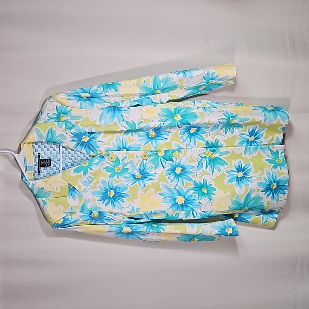 Pierre Cardin Floral Lined Jacker Sz 12 NWOT